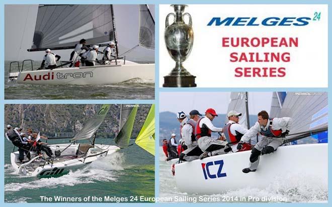Melges 24 European Sailing Series 2014 - Pro division winners © Pierrick Contin www.pierrickcontin.com
